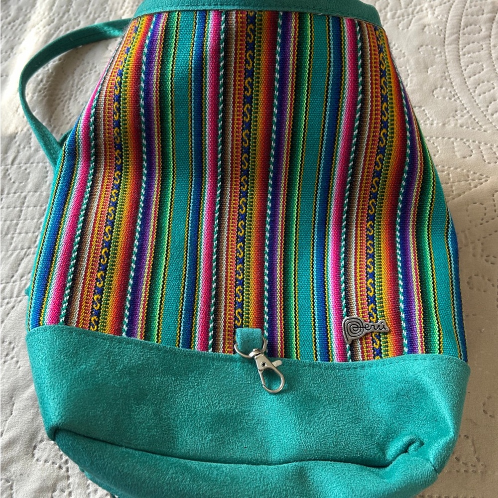 Peru Munay Multicolor Patterned Mini Backpack - image 3